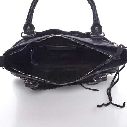 Balenciaga Craquele Calfskin First Bleu Obscur 5 of 15