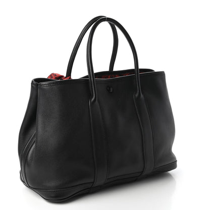 Hermes Swift Scattered Letters Twilly Garden Party TPM Black 3 of 10