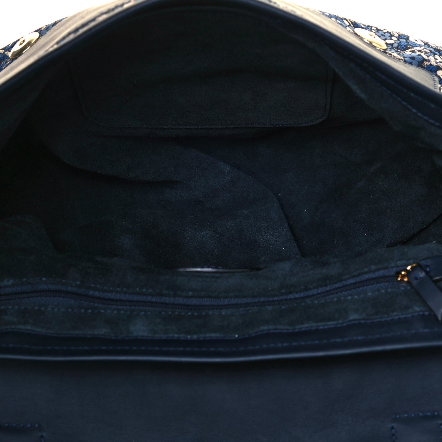 Mulberry Gecko Jacquard Floral Alexa Satchel Navy 5 of 10