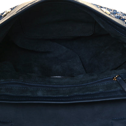 Mulberry Gecko Jacquard Floral Alexa Satchel Navy 5 of 10