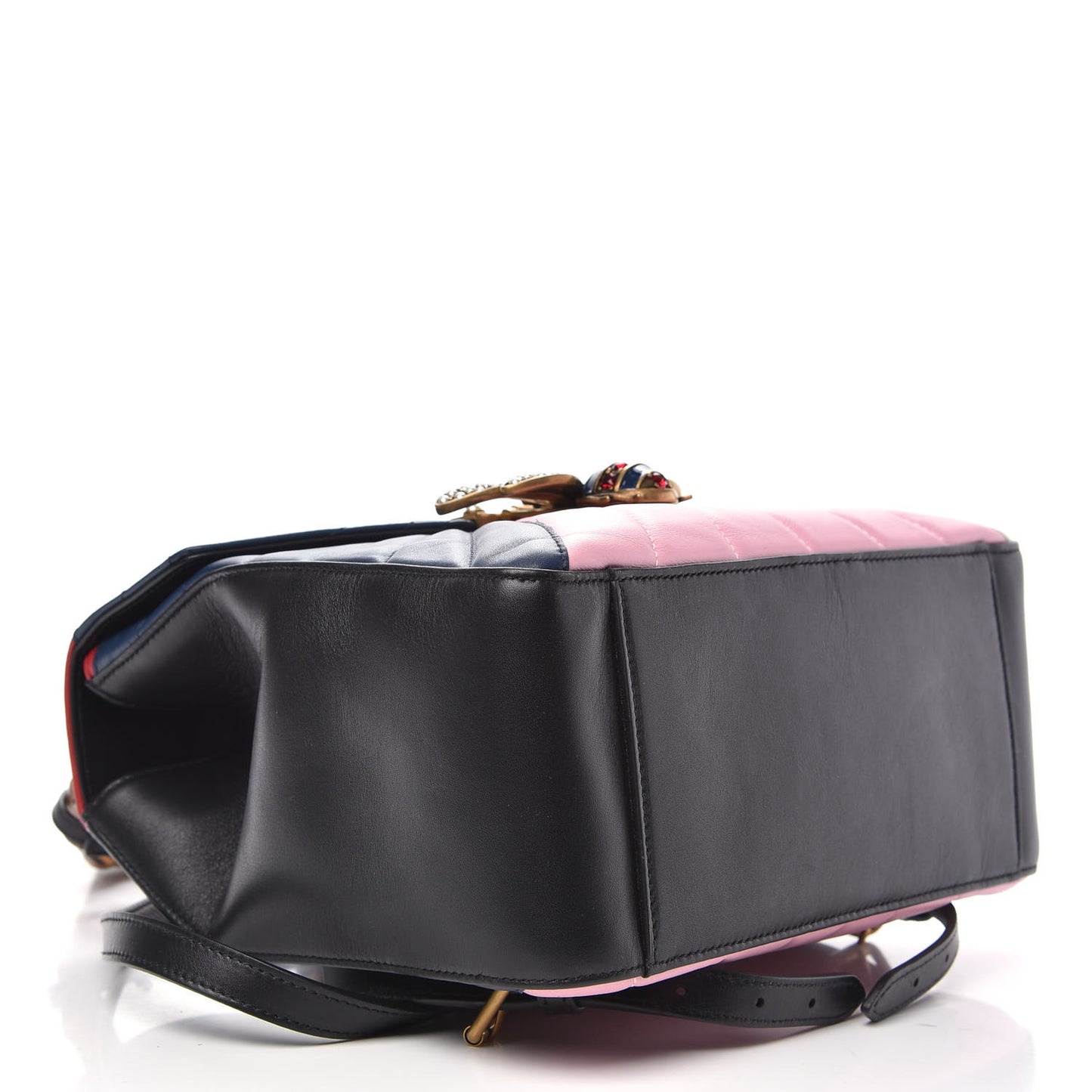 Calfskin Bamboo Trapuntata Queen Margaret Backpack Blue Agata Hibiscus Red Mystic White Sugar Pink