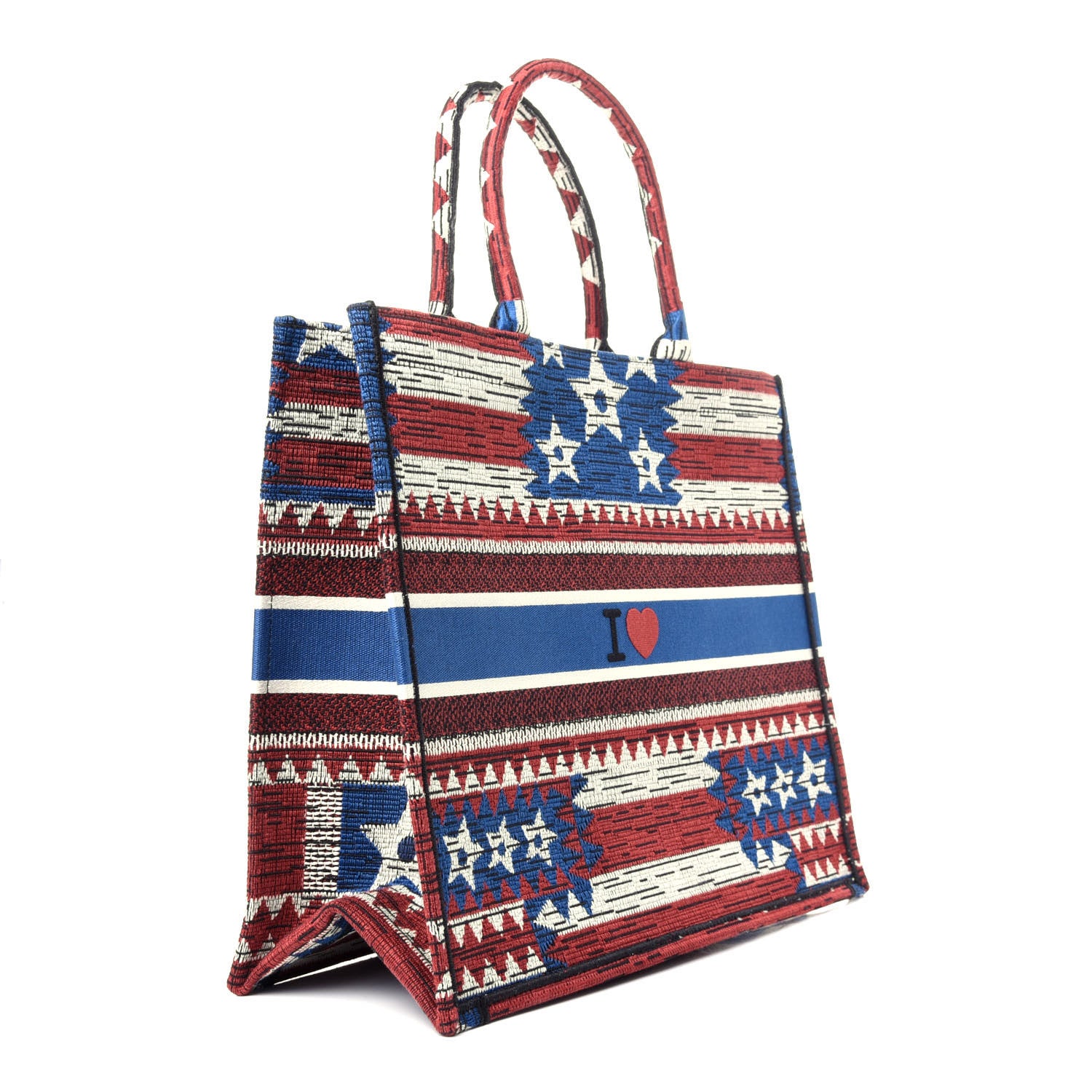 Christian Dior Canvas Embroidered Exclusive US Book Tote Multicolor 3 of 12