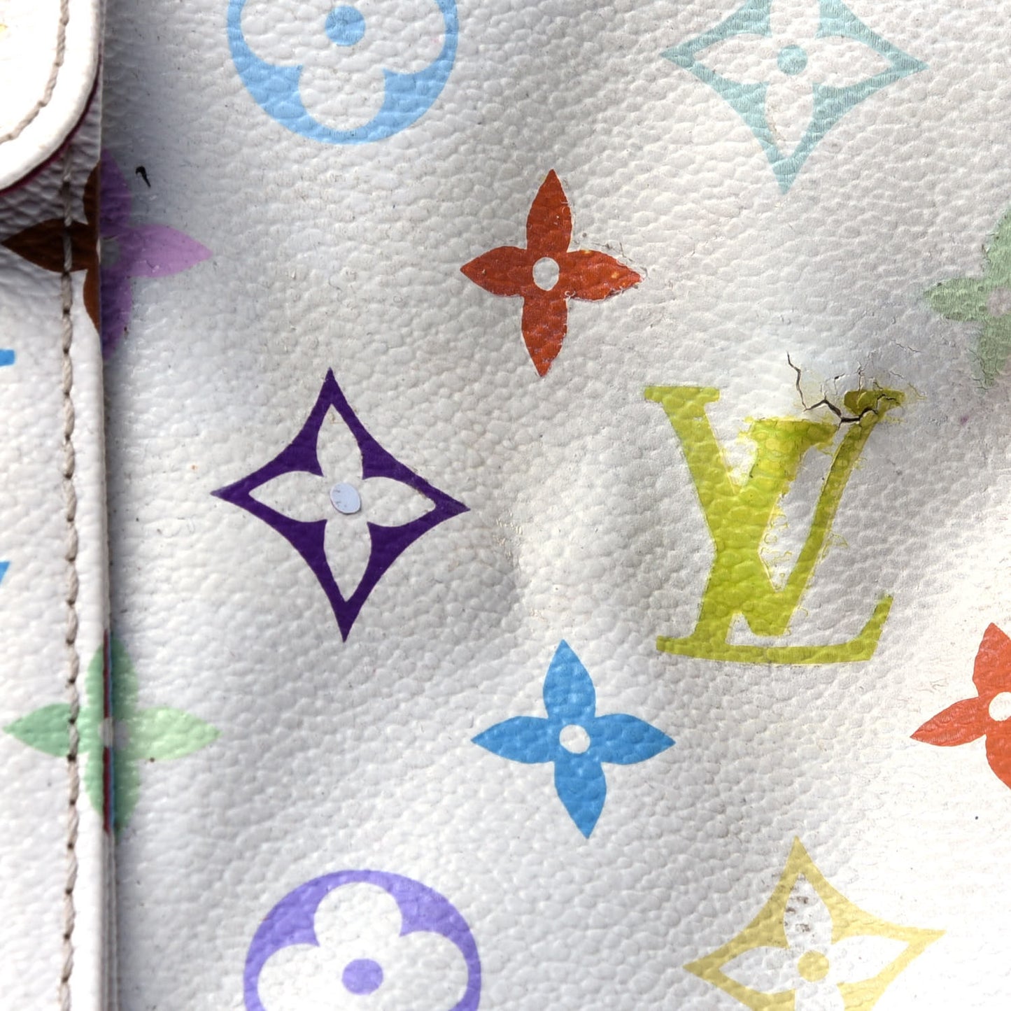 Monogram Multicolor Speedy 30 White