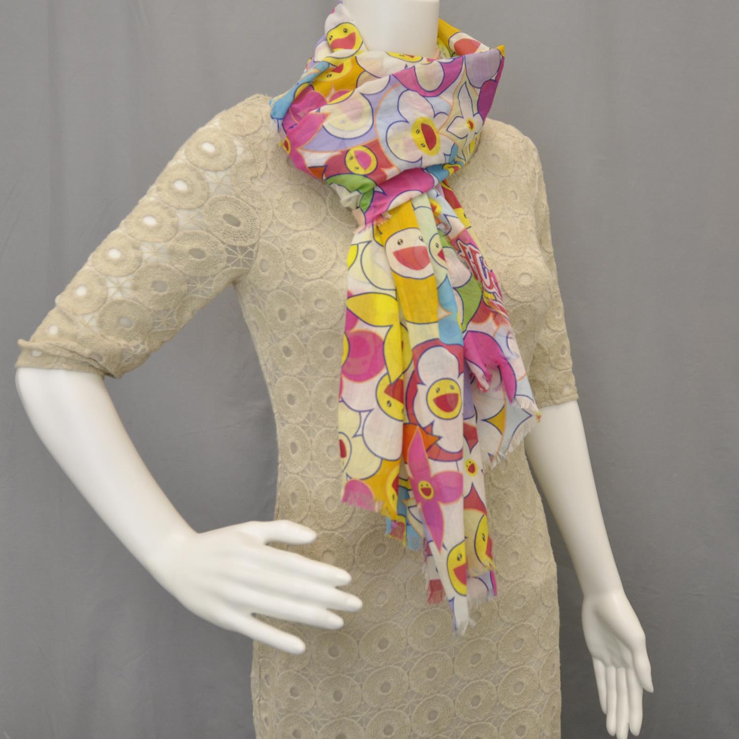 Louis Vuitton Cotton Cosmic Blossom Pareo Scarf 2 of 5