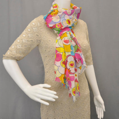 Louis Vuitton Cotton Cosmic Blossom Pareo Scarf 2 of 5