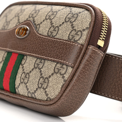 Gucci GG Supreme Monogram Web Ophidia Belted iPhone Case 85 34 Dark Brown 10 of 11