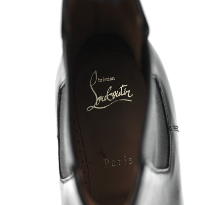 Christian Louboutin Calfskin Roadie Flat Chelsea Boots 40 Black 7 of 7