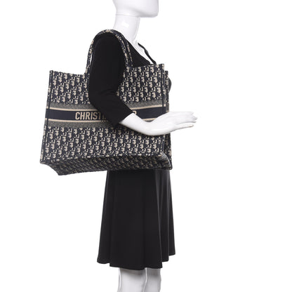 Christian Dior Oblique Book Tote Blue Multicolor 2 of 10