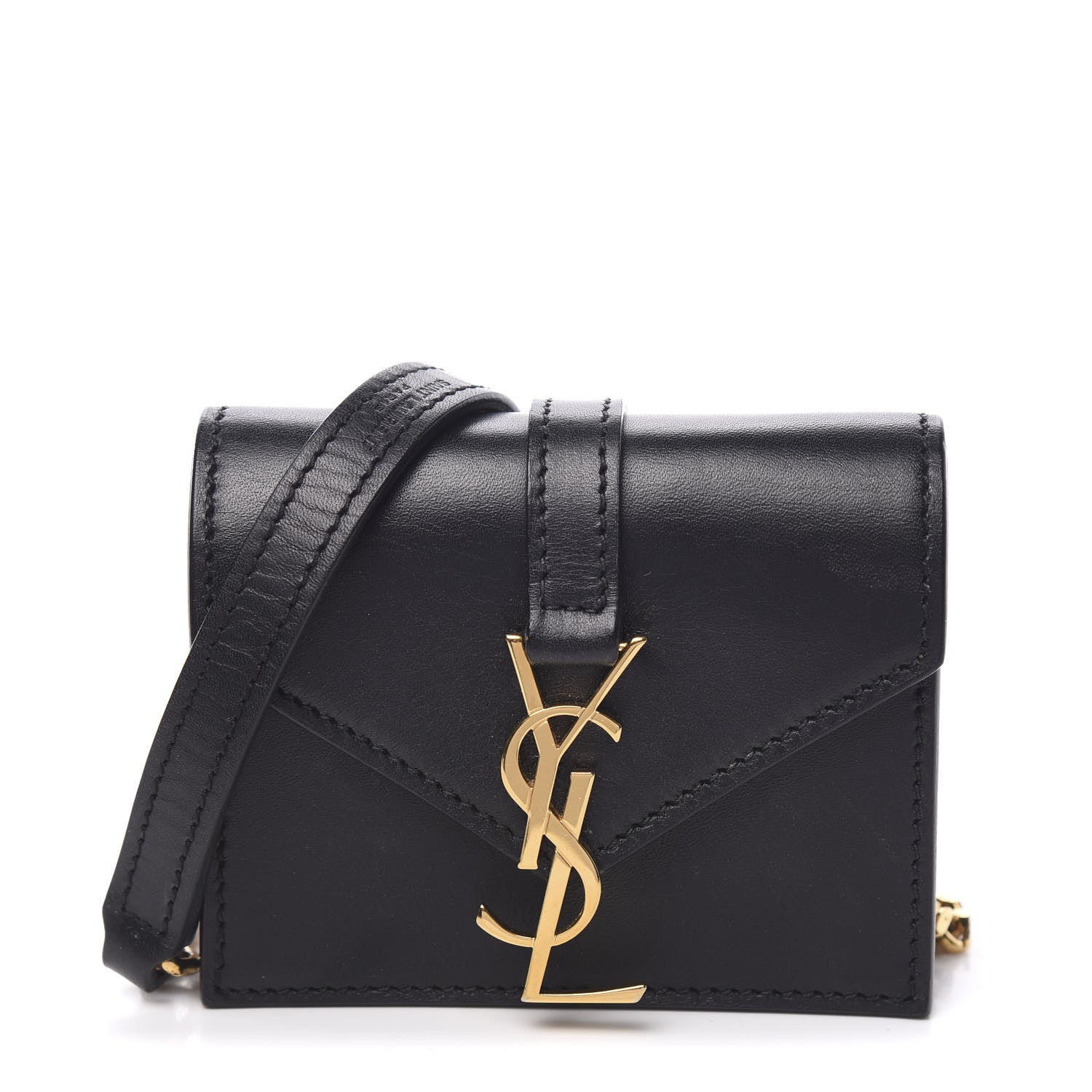 Saint Laurent Calfskin Monogram Mini Candy Crossbody Black 1 of 9