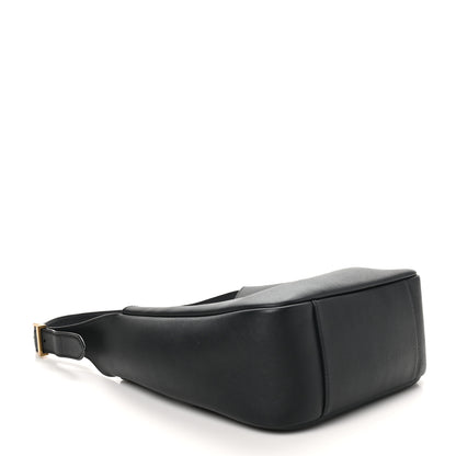 Saint Laurent Smooth Calfskin Small Le 5 A 7 Soft Hobo Black 4 of 10