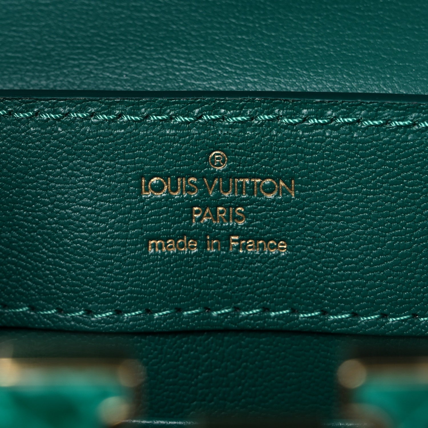 Louis Vuitton Crocodile Mini Capucines Emeraude 7 of 11