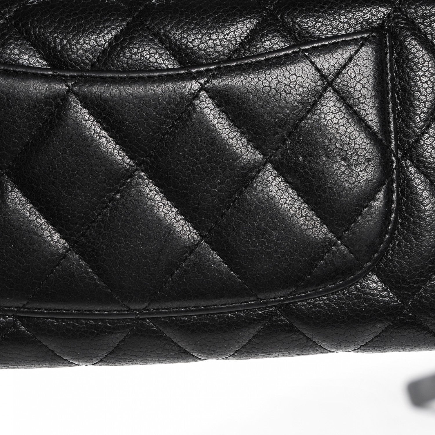 Chanel Caviar Quilted Large Flap Wallet Black 9 of 11