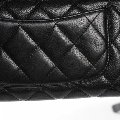 Chanel Caviar Quilted Large Flap Wallet Black 9 of 11