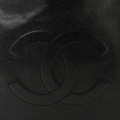 Chanel Caviar Large CC Shoulder Bag Black 9 of 14