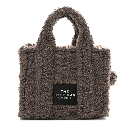 Marc Jacobs Polyester Cotton Mini The Teddy Traveler Tote Bag Grey 1 of 12