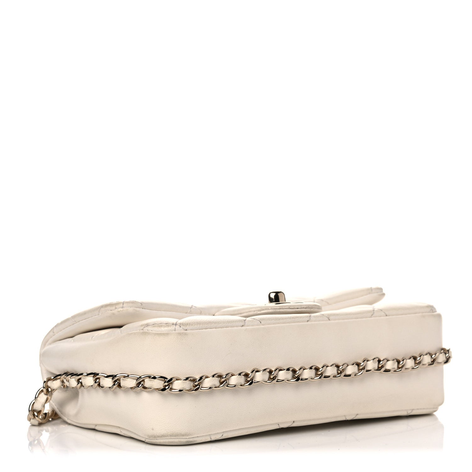 Chanel Lambskin Quilted Mini My Precious Flap White 3 of 23