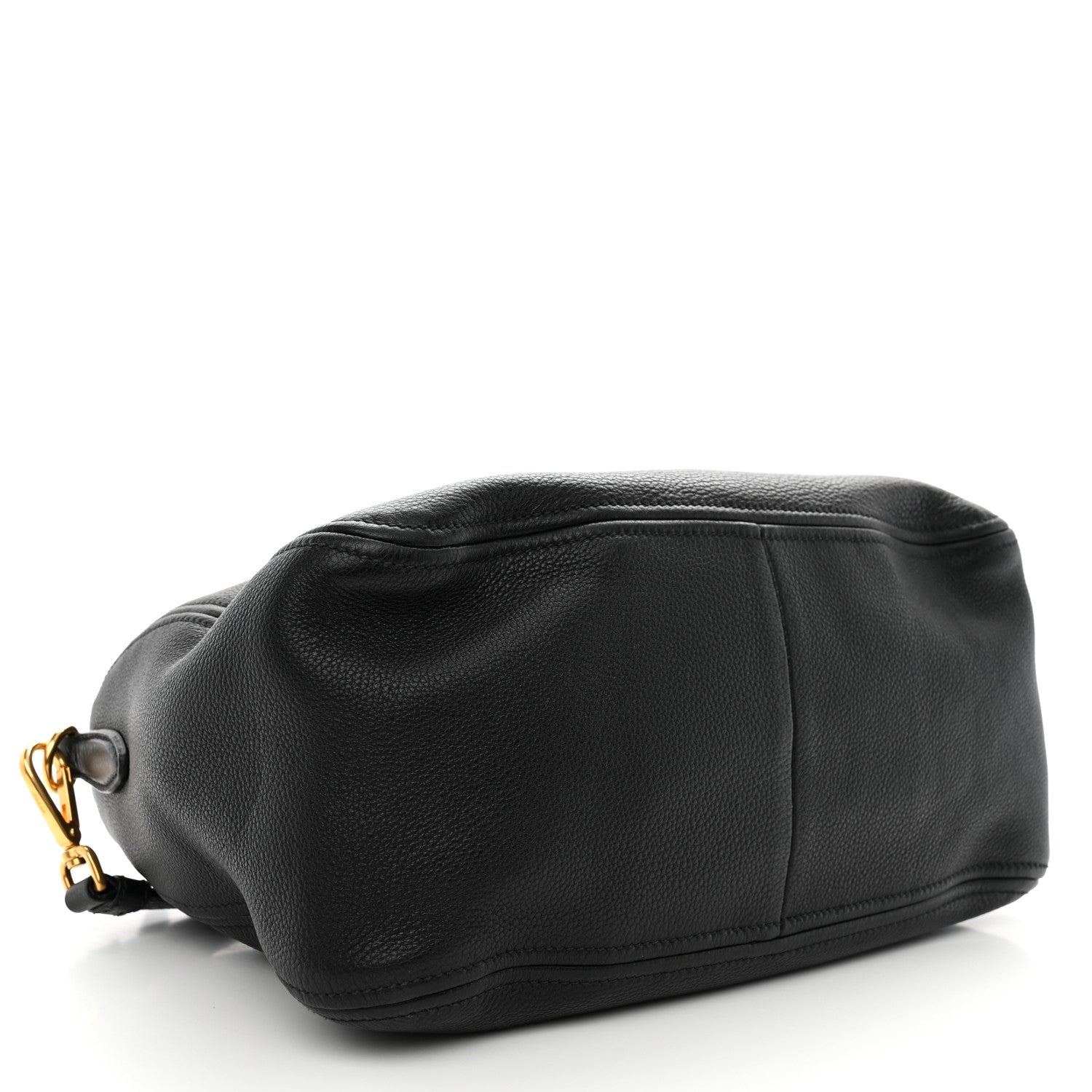 Prada Vitello Phenix Bauletto Black 4 of 10