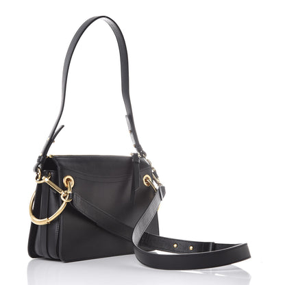 Chloe Calfskin Suede Small Roy Bag Black 3 of 8