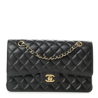 Chanel Caviar Quilted Medium Double Flap Black 1 of 10
