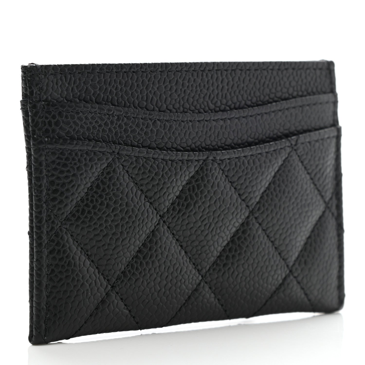 Chanel Caviar Quilted Card Holder Black 3 of 9