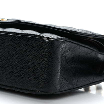 Chanel Caviar Quilted Medium Double Flap Black 9 of 9