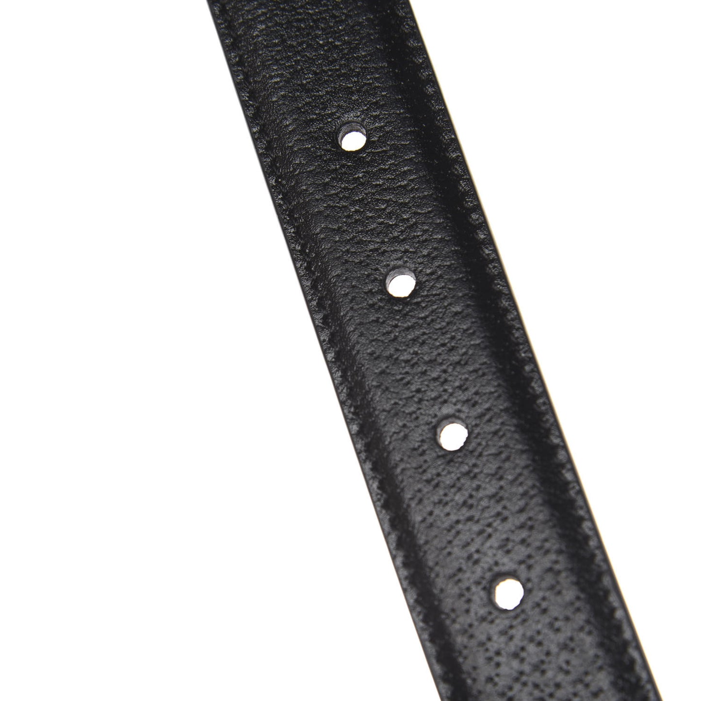 Textured Dollar Calfskin 30mm Belt 110 44 Black