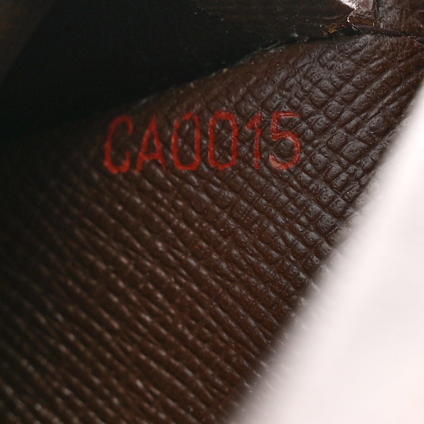 Damier Ebene Porte-Monnaie Billets Tresor Wallet