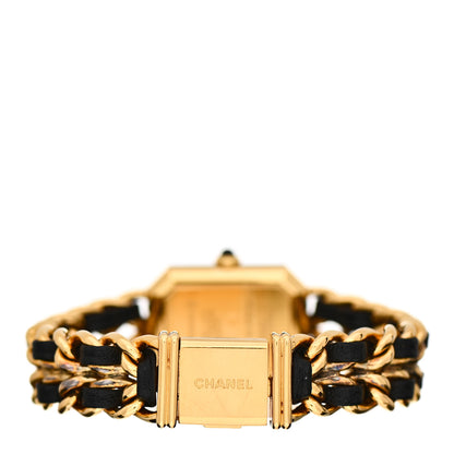Chanel Stainless Steel Lambskin 20mm Chain Premiere Quartz Watch Gold M 3 of 4