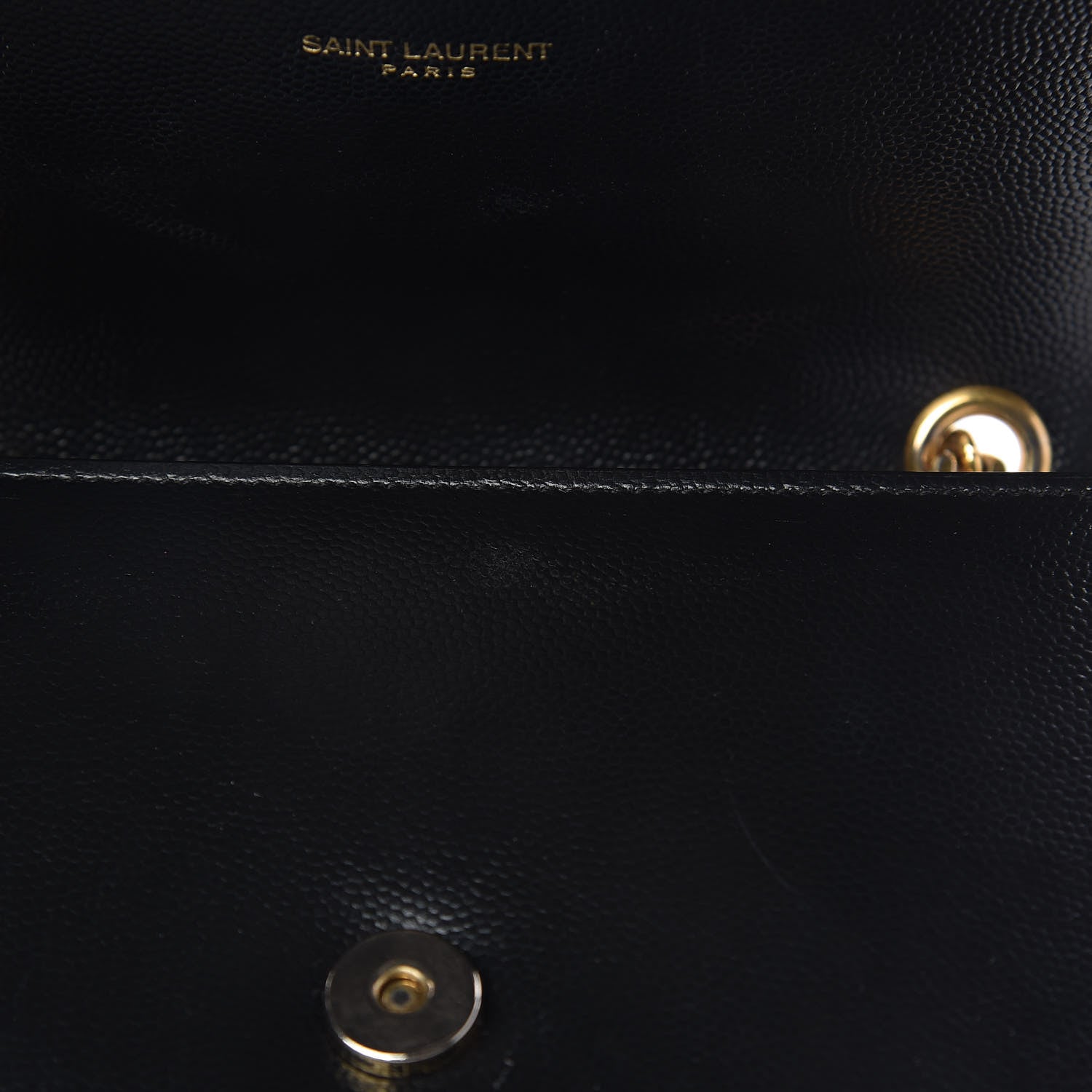 Saint Laurent Grain De Poudre Small Monogram Kate Satchel Black 11 of 18
