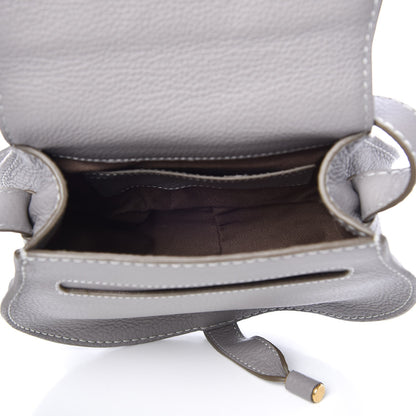 Chloe Calfskin Mini Marcie Round Crossbody Bag Cashmere Grey 6 of 8