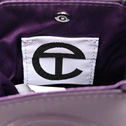 Telfar Vegan Leather Small Shopping Bag Eggplant 6 of 9