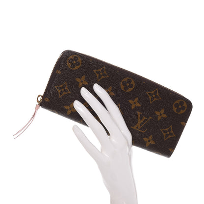 Louis Vuitton Monogram Clemence Wallet Rose Ballerine 2 of 9