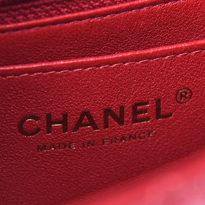 Chanel Aged Calfskin Quilted 2.55 Reissue Mini Flap Red 6 of 9