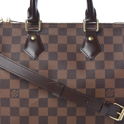 Louis Vuitton Damier Ebene Speedy Bandouliere 25 8 of 10