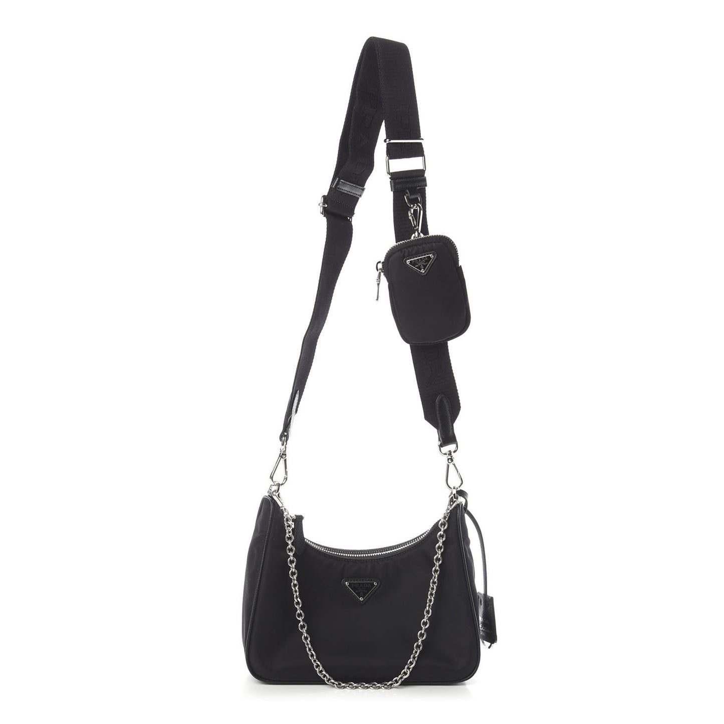 Nylon Re-Edition 2005 Shoulder Bag Black