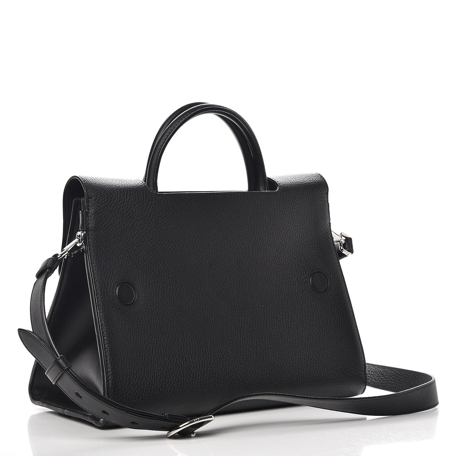 Christian Dior Grained Calfskin Medium Diorever Flap Black 4 of 7