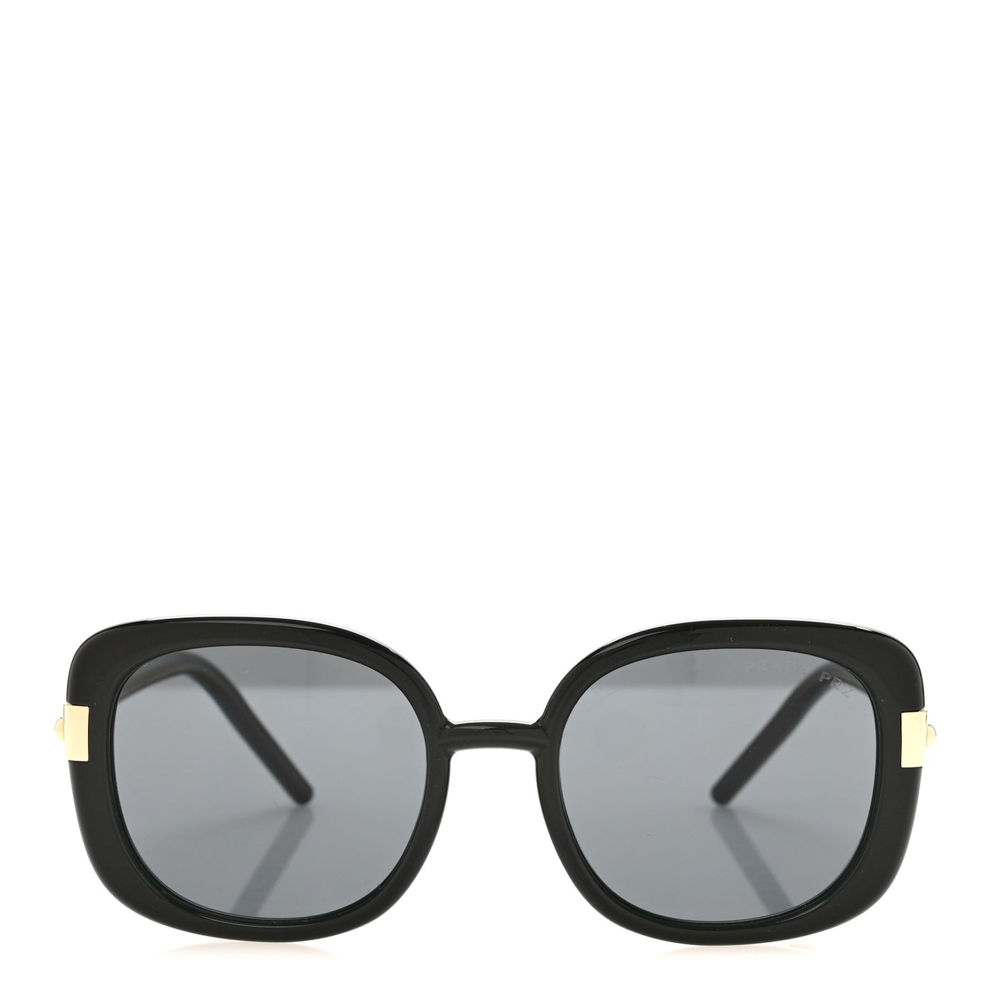 Acetate Square Sunglasses SPR04W Black