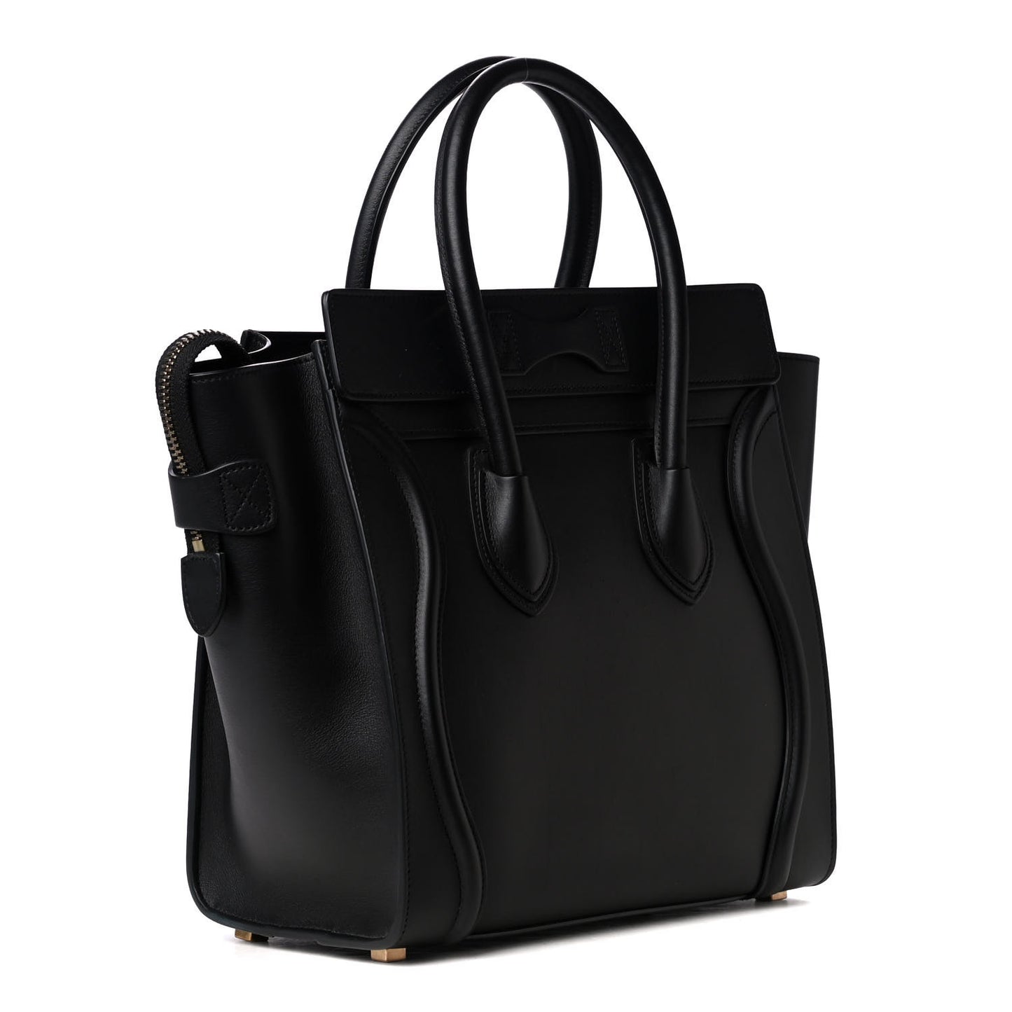 Smooth Calfskin Micro Luggage Black