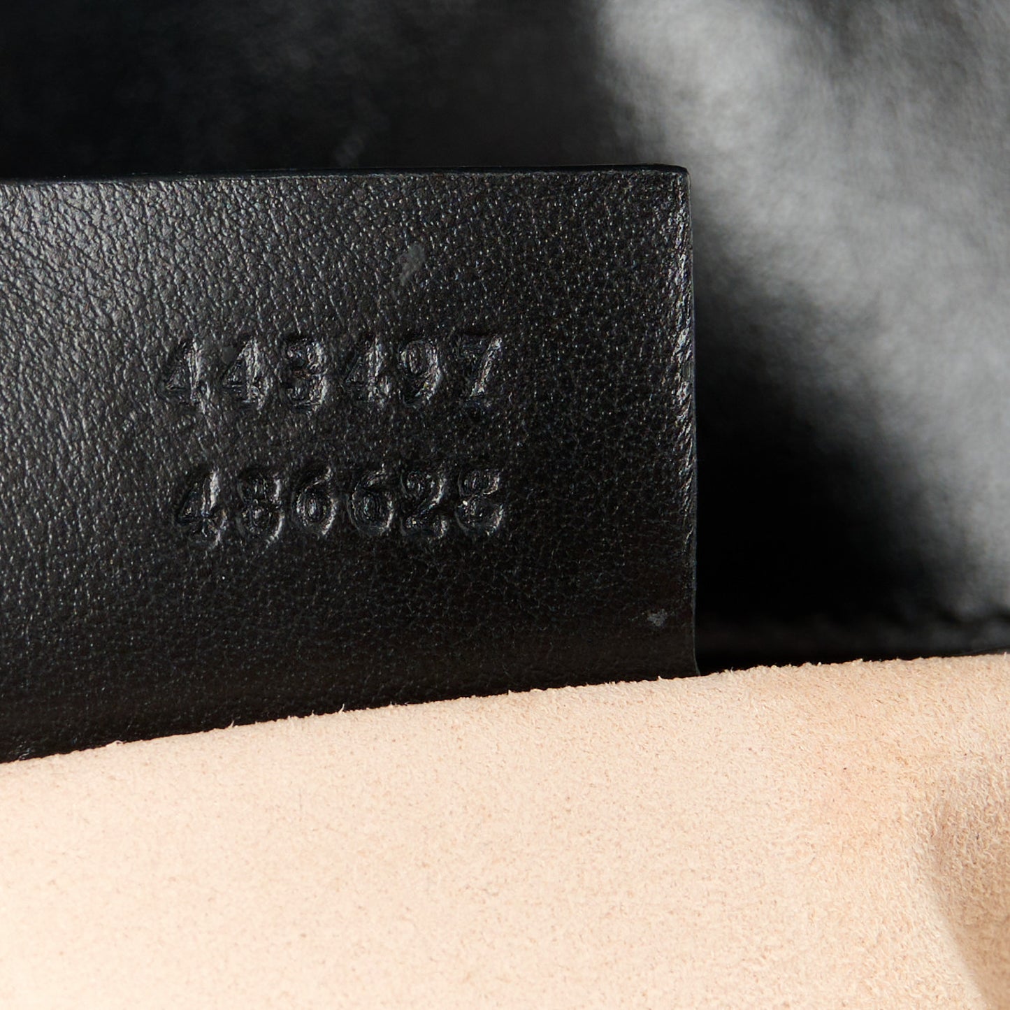 Calfskin Matelasse Small GG Marmont Shoulder Bag Black