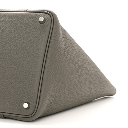 Hermes Taurillon Clemence Picotin Lock 18 PM Gris Meyer 10 of 10