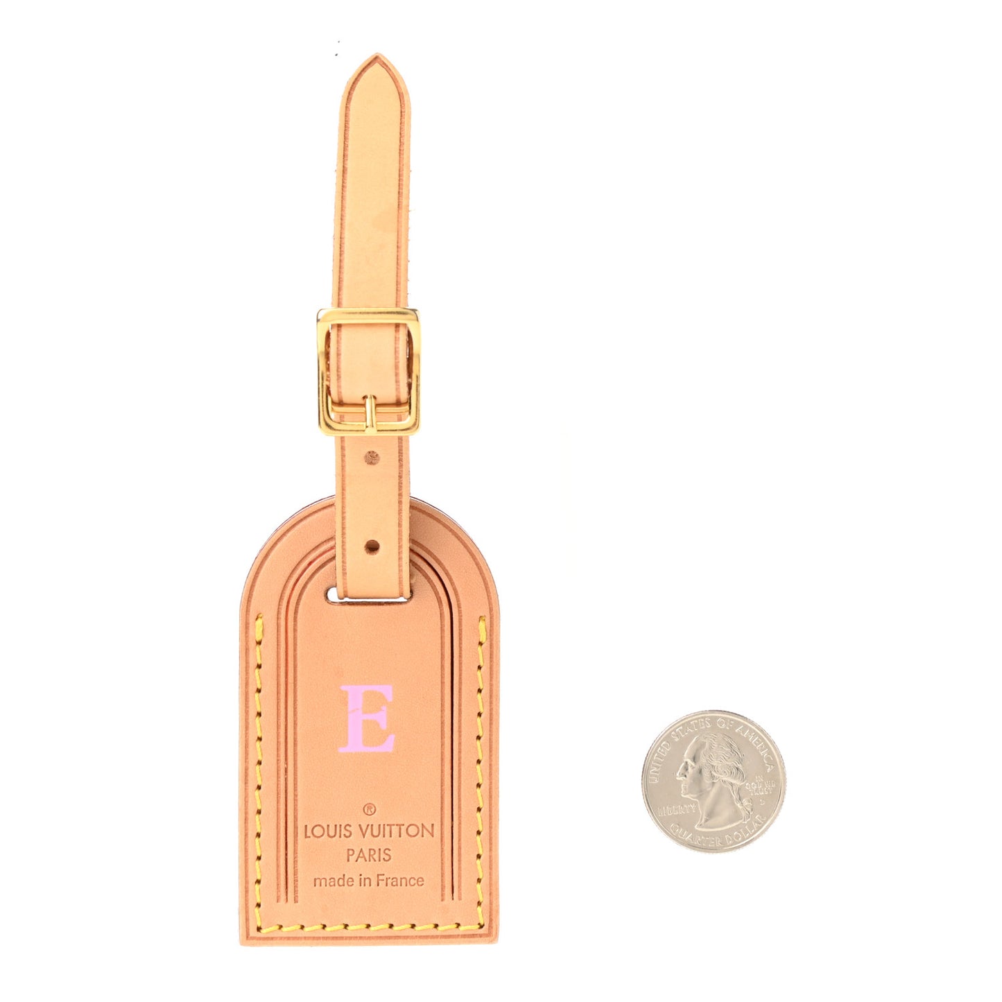 Vachetta Leather Luggage Tag
