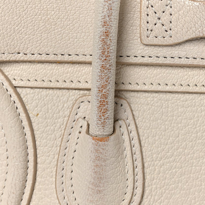 Celine Goatskin Nano Luggage White 13 of 13