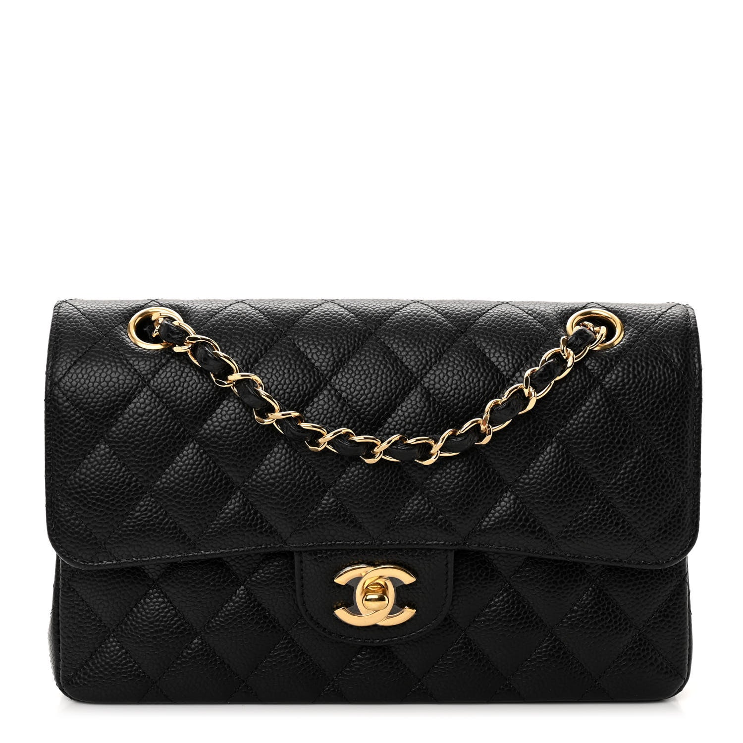 Chanel Caviar Quilted Small Double Flap Black 1 of 10