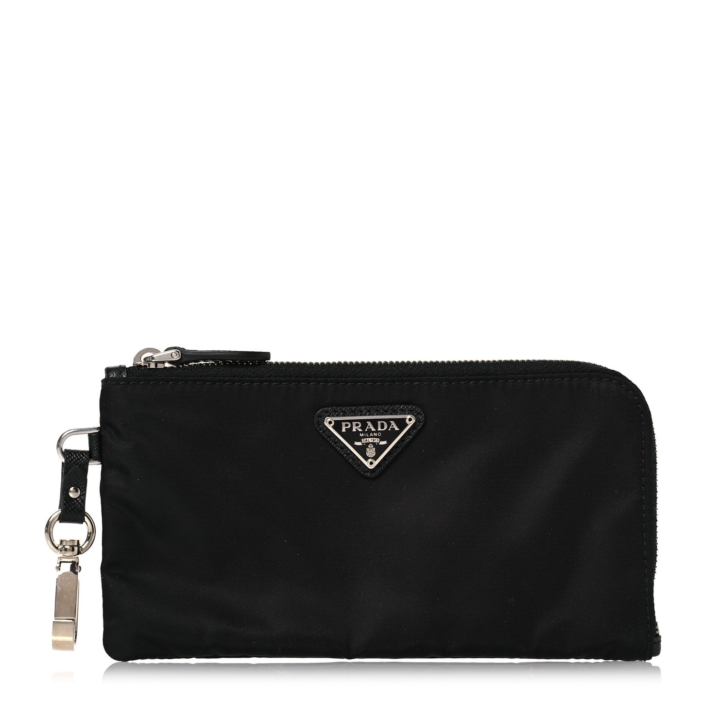 Tessuto Nylon Flat Pouch Black