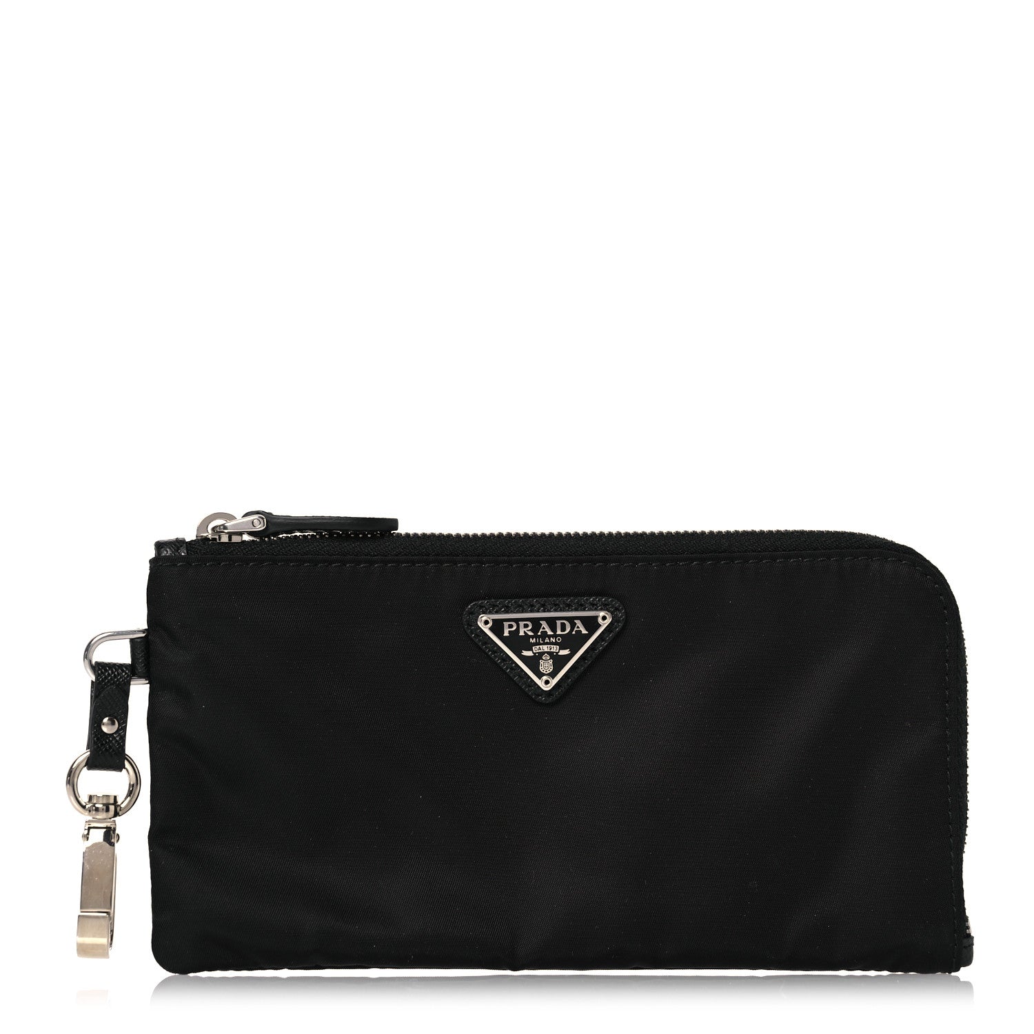 Prada Tessuto Nylon Flat Pouch Black 1 of 6