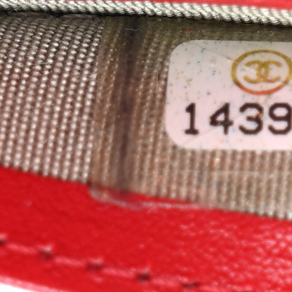Chanel Caviar Sevruga Yen Wallet Red 8 of 15