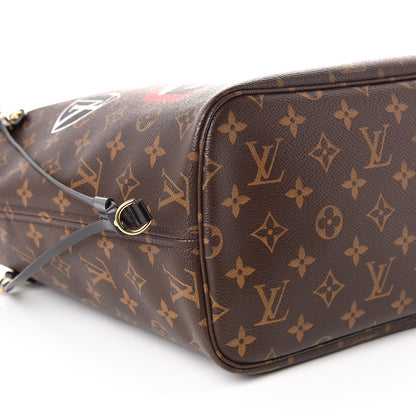 Louis Vuitton Monogram World Tour Neverfull MM 5 of 14