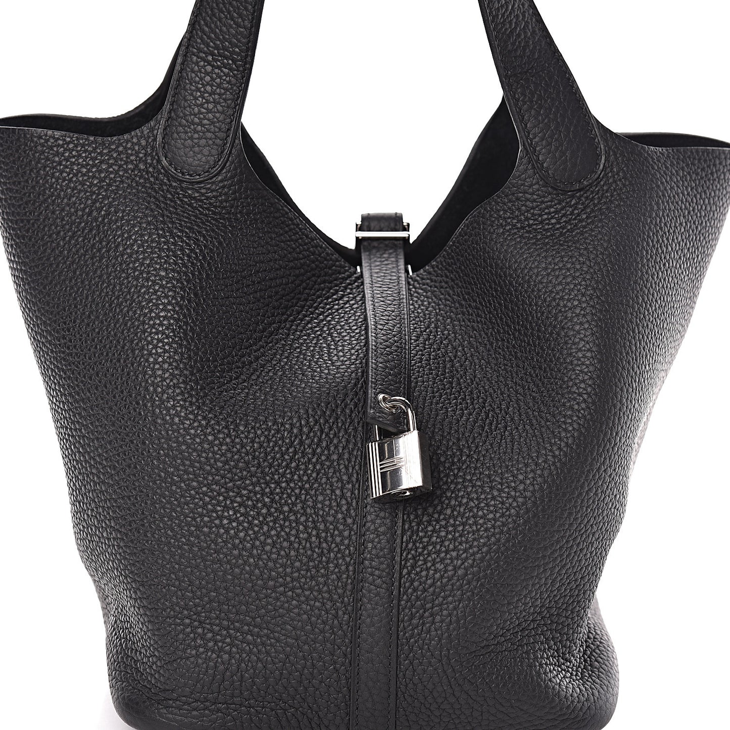 Taurillon Clemence Picotin Lock 22 MM Black