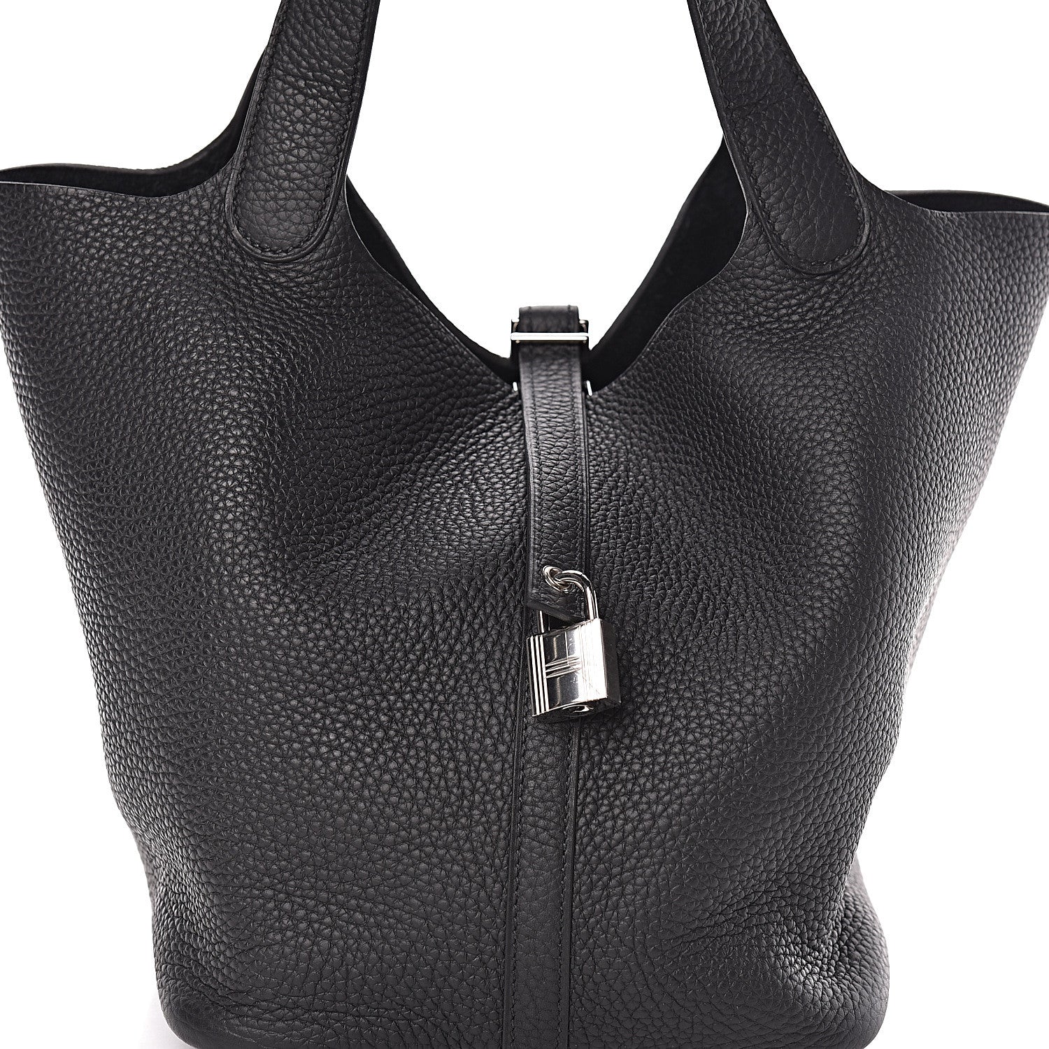 Hermes Taurillon Clemence Picotin Lock 22 MM Black 10 of 10