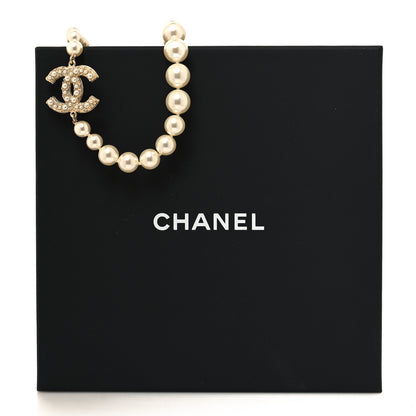 Chanel Pearl CC 100th Anniversary Necklace Light Gold 5 of 5